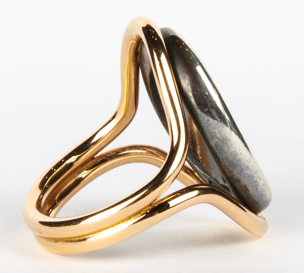 RING WITH ROMAN NICOLO INTAGLIO 2