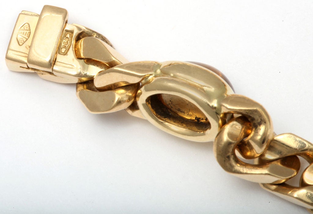 Gold Convertible Multi Stone Bracelet/ Necklace Set 1
