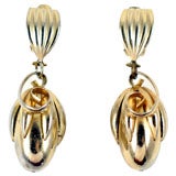 Napier Gold Plated Acorn Earrings