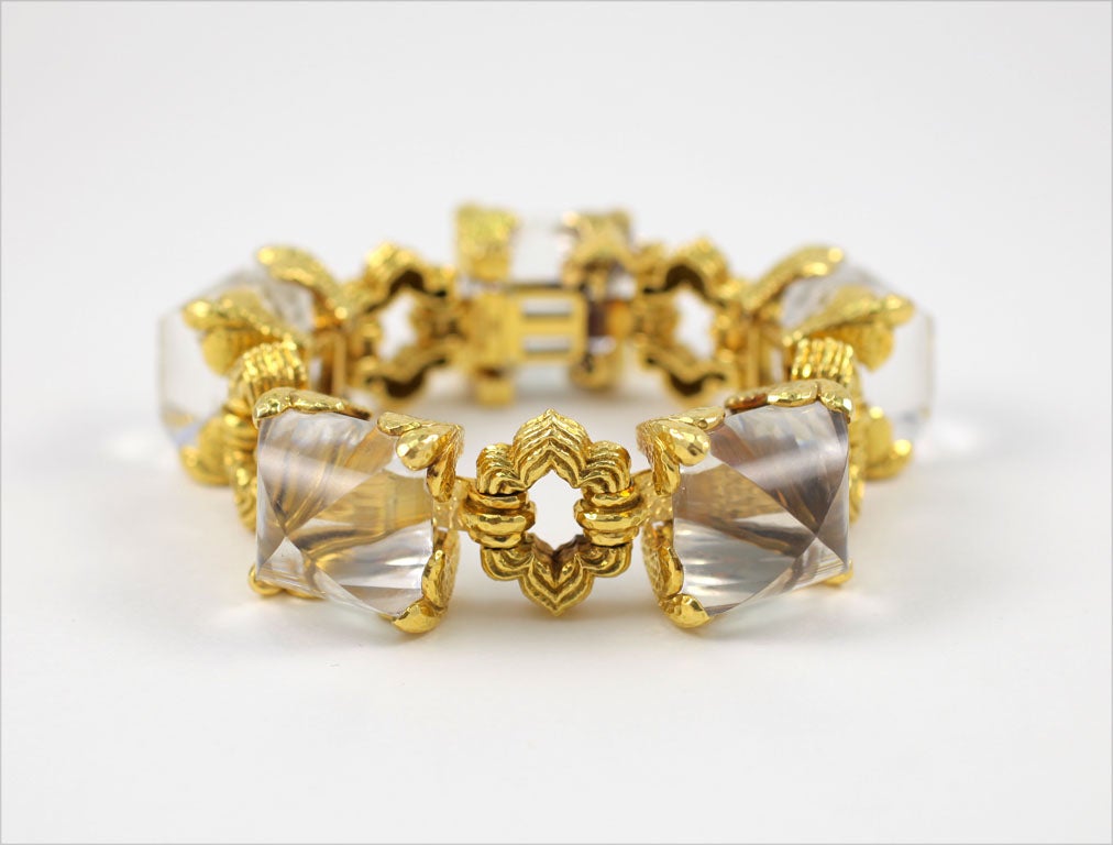 DAVID WEBB Rock Crystal Bracelet