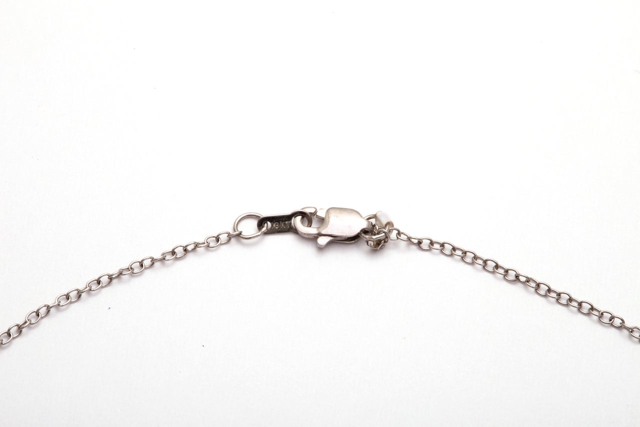 Gorgeous Diamond Flower Cluster Necklace For Sale 2
