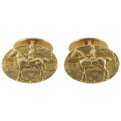 Pair of American Gold Cufflinks