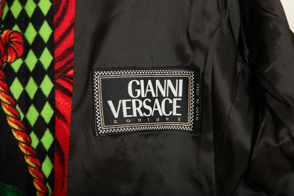 Gianni Versace Couture Theater Print Suit For Sale 4