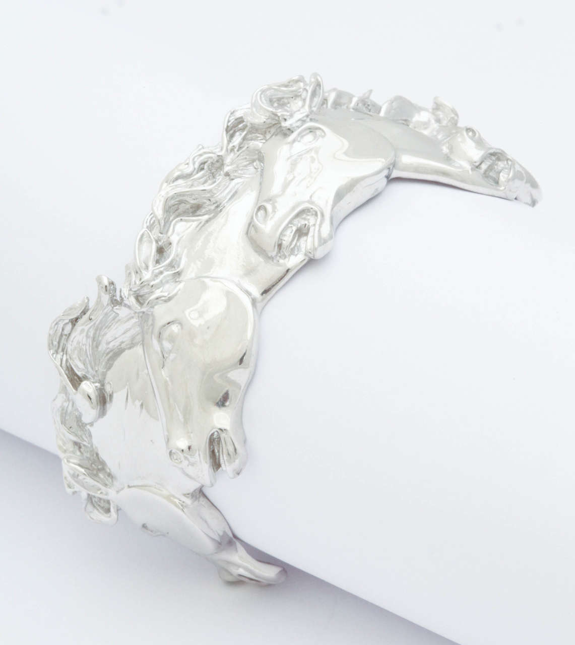 Running Horse Sterling Silver Cuff Bracelet 3