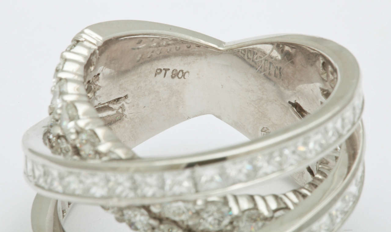 Women's Dramatic Diamond Ring For Sale