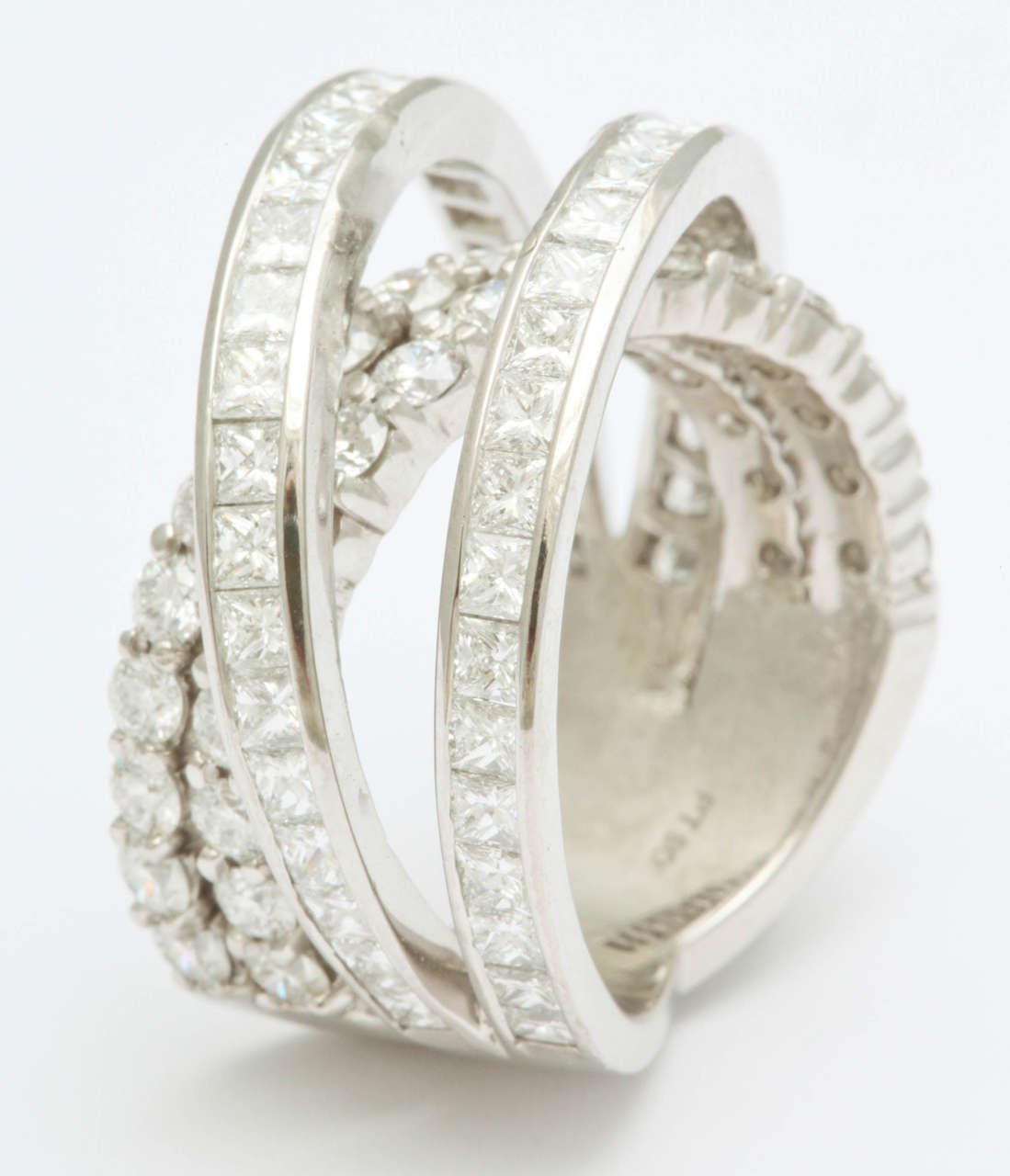 Dramatic Diamond Ring For Sale 3