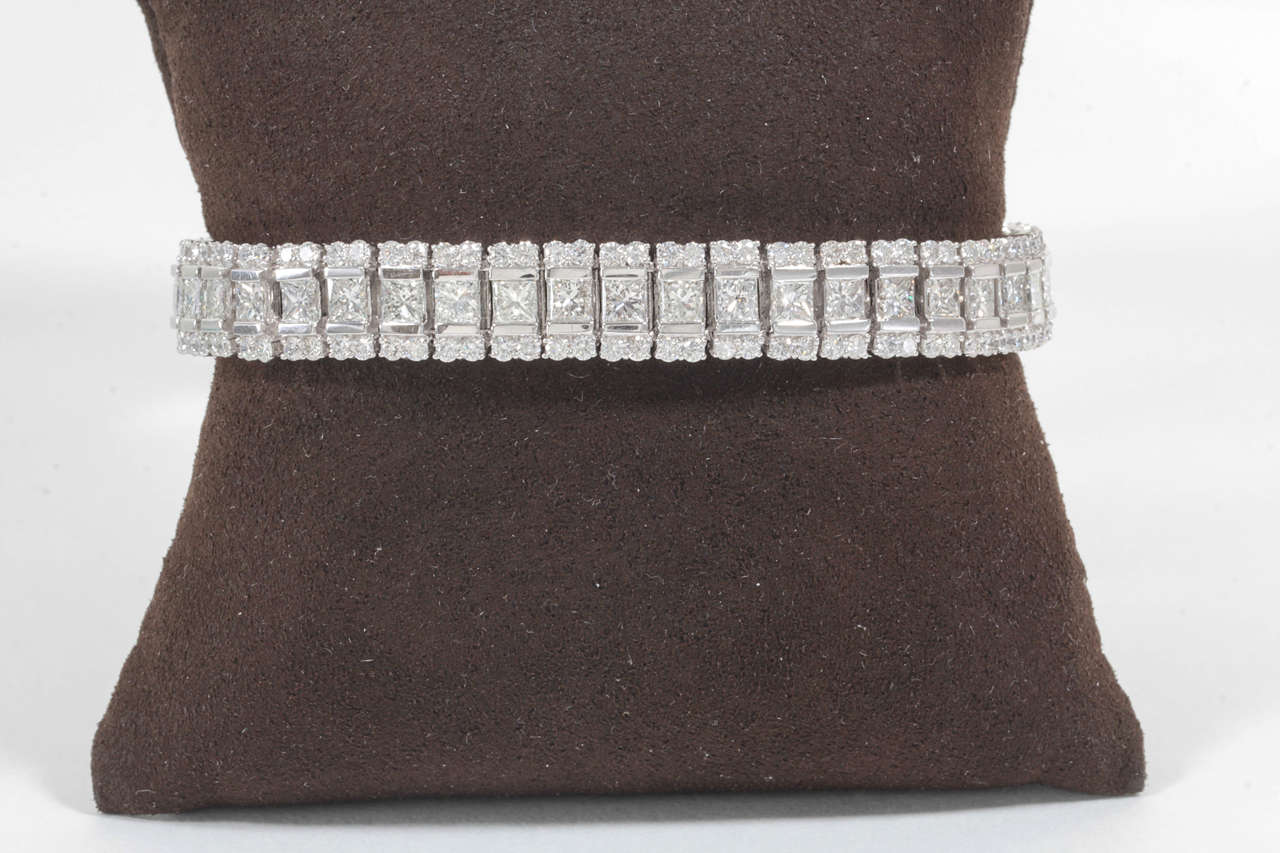 thick tennis bracelet