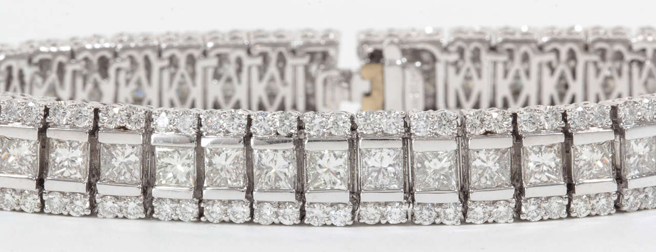 wide tennis bracelet