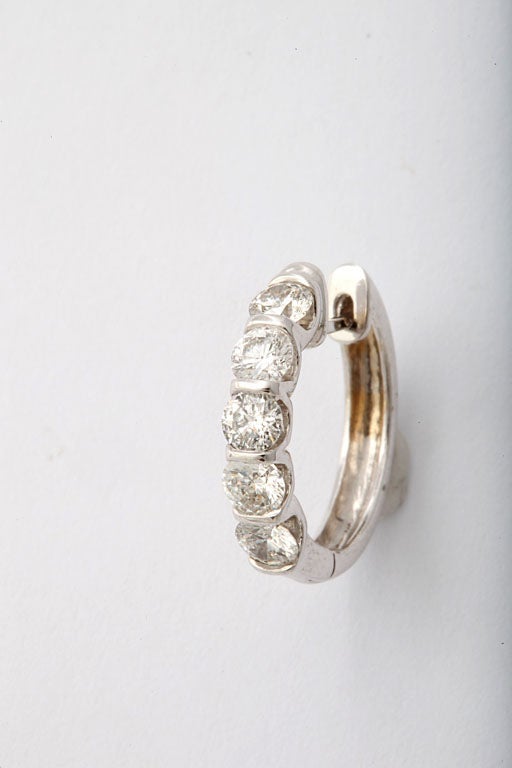 Gold and Diamond Earrings