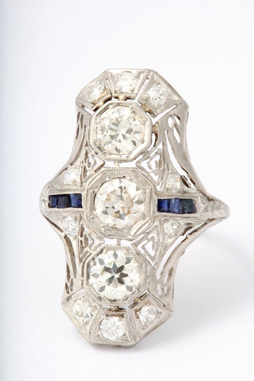 Diamond Filagree Dinner Ring Diamond Filagree Dinner Ring