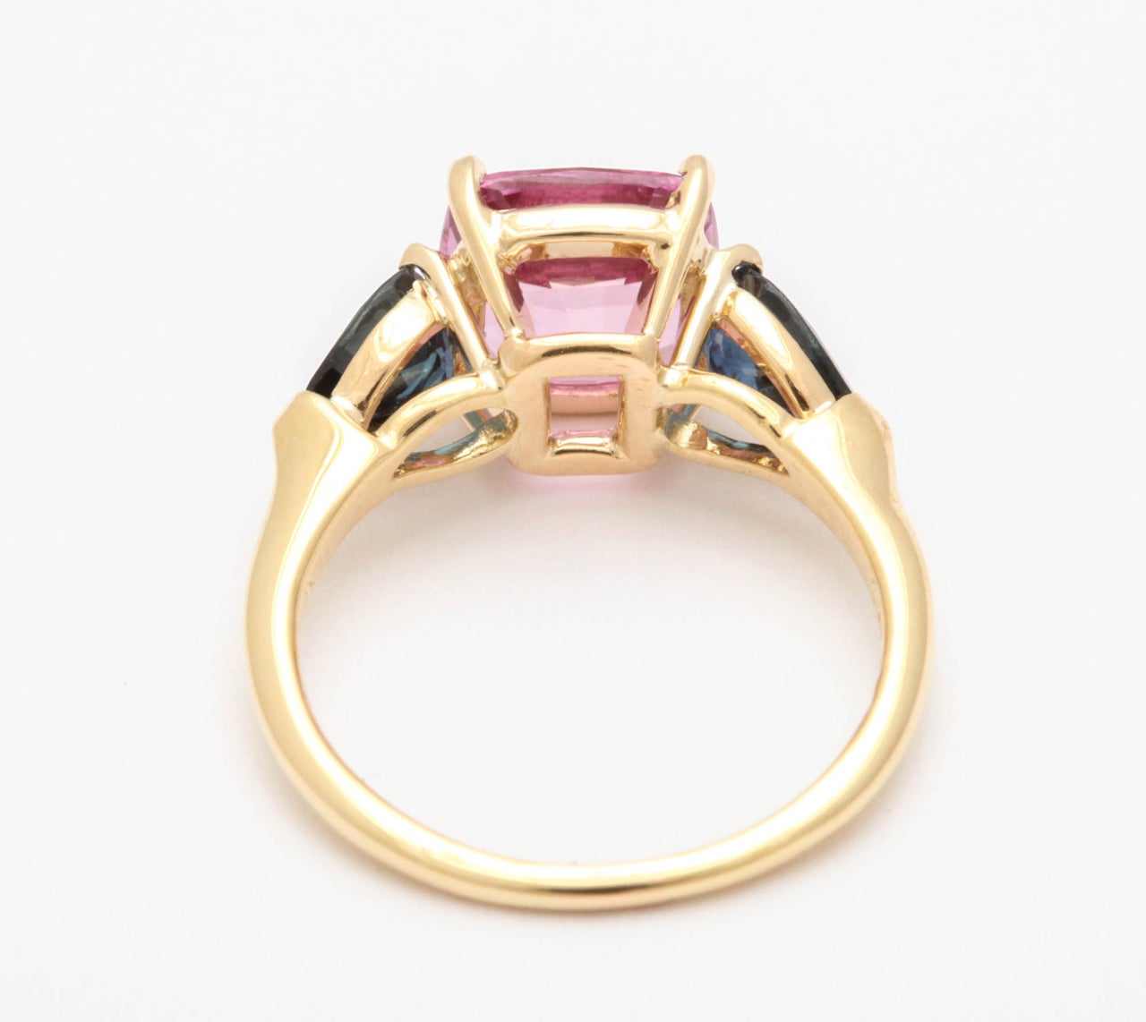 Women's Pink Sapphire and Blue Sapphire Ring