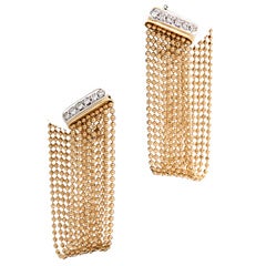 Diamond Tassel Earrings