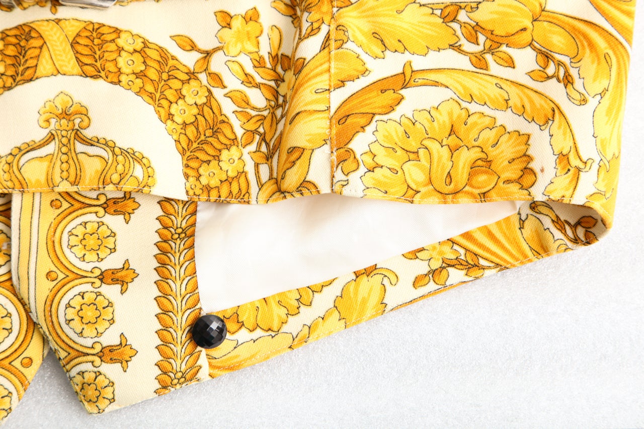 Gianni Versace Rare Men's Baroque Print Vest 2