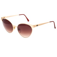 Vintage Gold Valentino Sunglasses