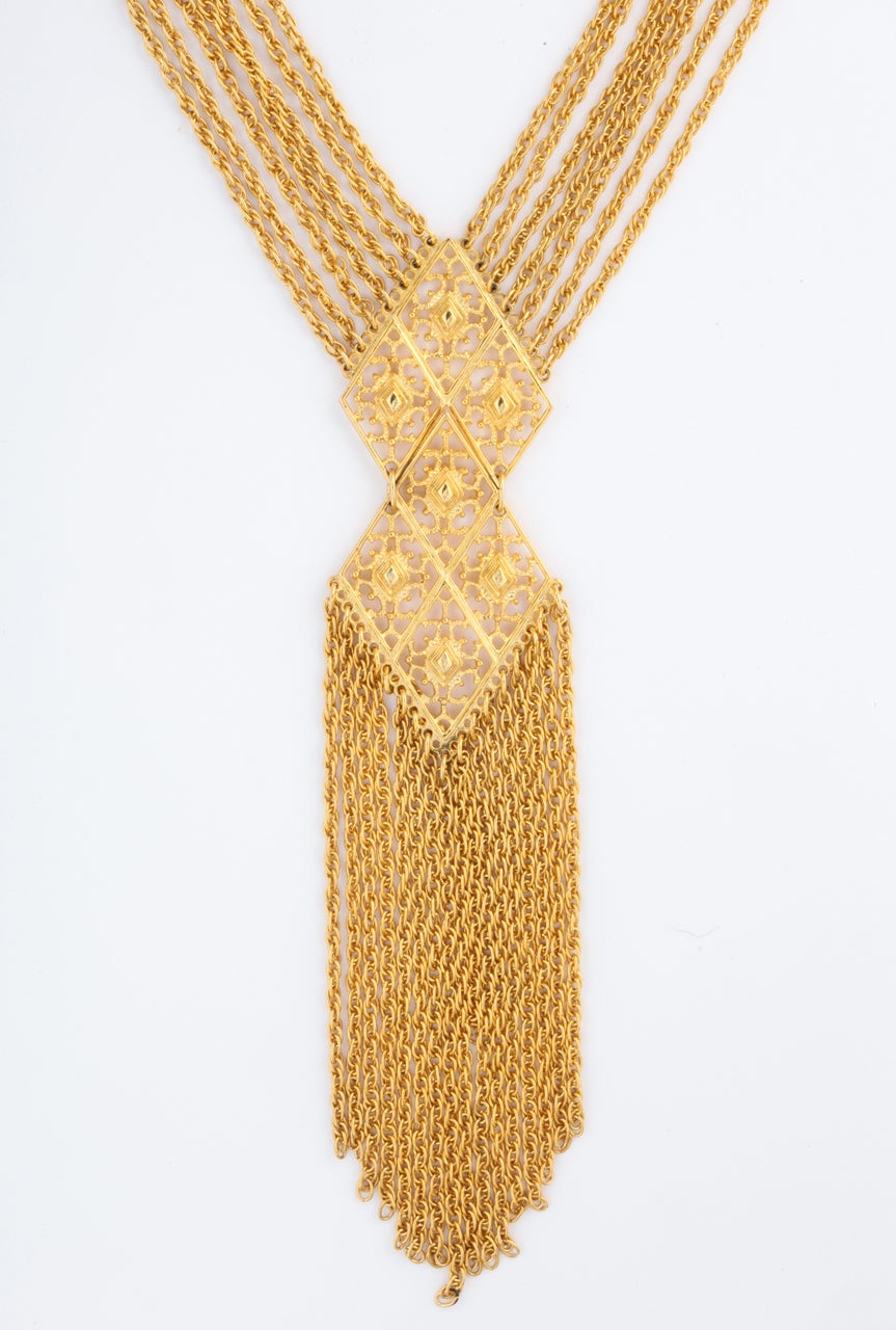 Filigrane Halskette im Zustand „Hervorragend“ im Angebot in Stamford, CT