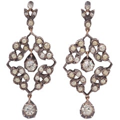 Snowdrops of Victorian Paste Earrings 1
