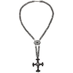 Splendid Berlin Iron Link Chain and Ornamental Cross 3