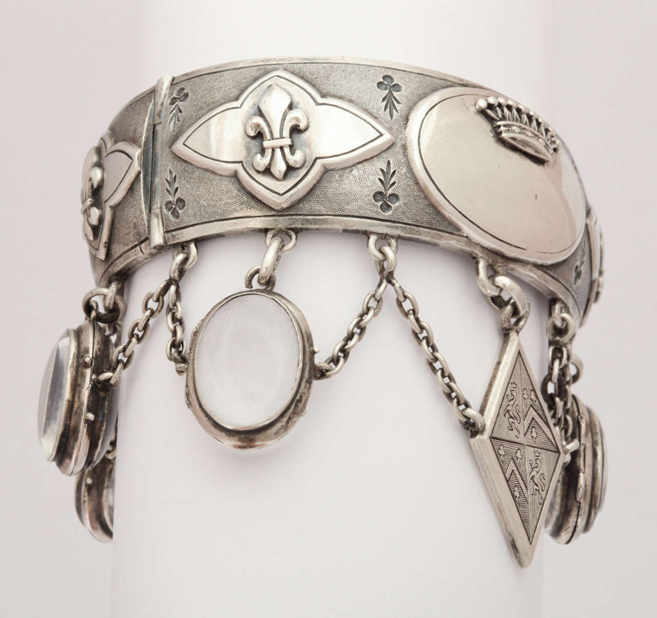 A Fantastic Charm Bracelet With Cartouche Made for a French Comtesse 5