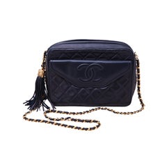 CHANEL NAVY CAMERA BAG