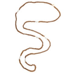 Victorian Gold and Pearl Chain/Necklace Victorian Gold and Pearl Chain/Necklace