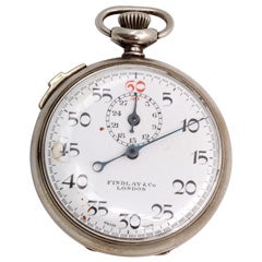 Used Findlay & Co. Silver Plate Stopwatch