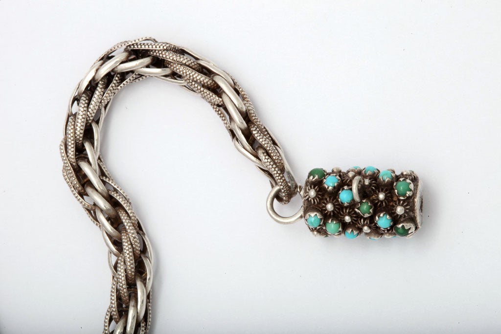A Significant Georgian Sterling Rope Chain 1