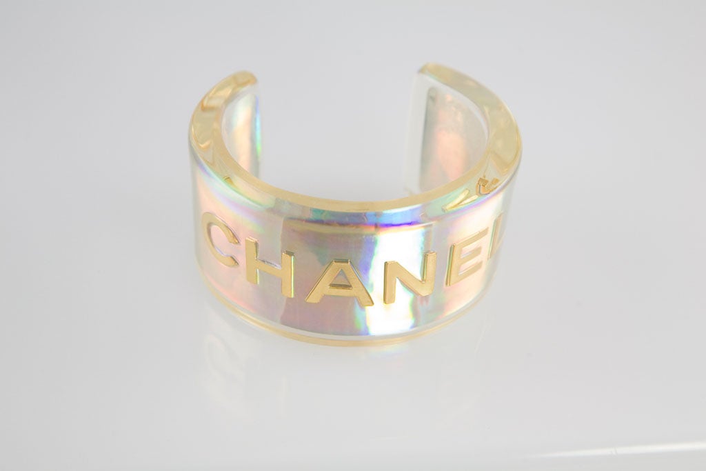 Women's Lucite Cuff by Chanel