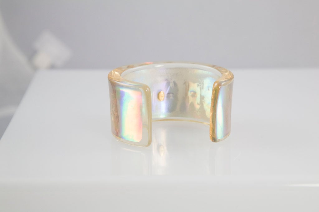 Lucite Cuff by Chanel 2