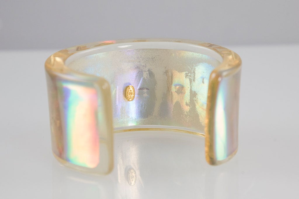Lucite Cuff by Chanel 3