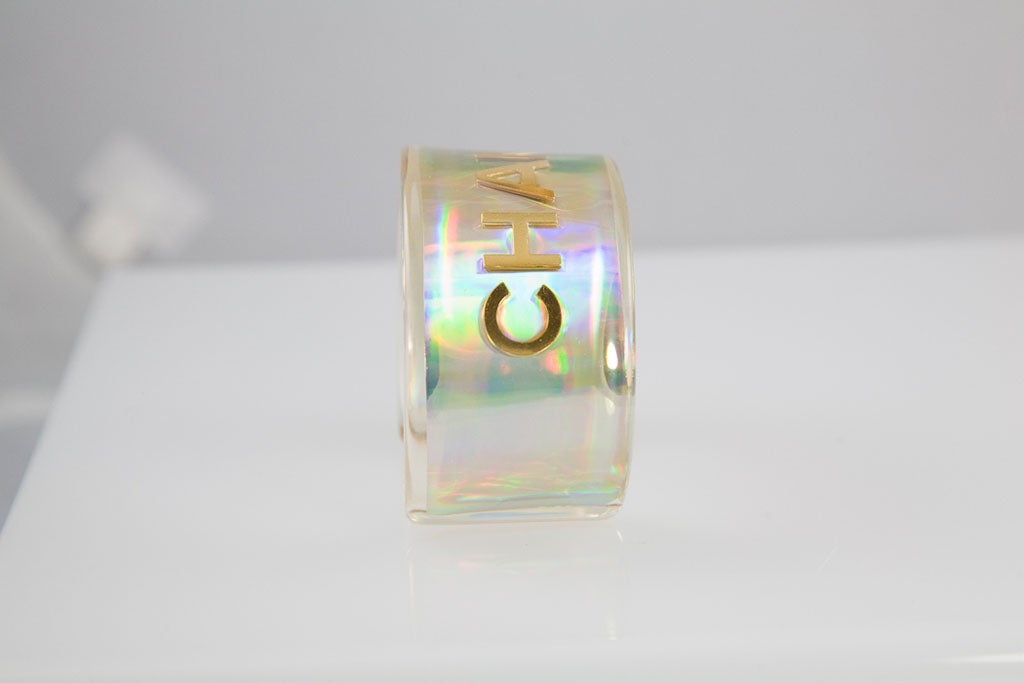 Lucite Cuff by Chanel 6