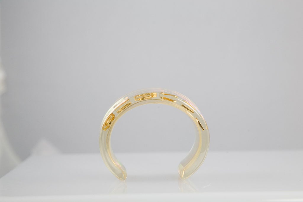 Lucite Cuff by Chanel 7