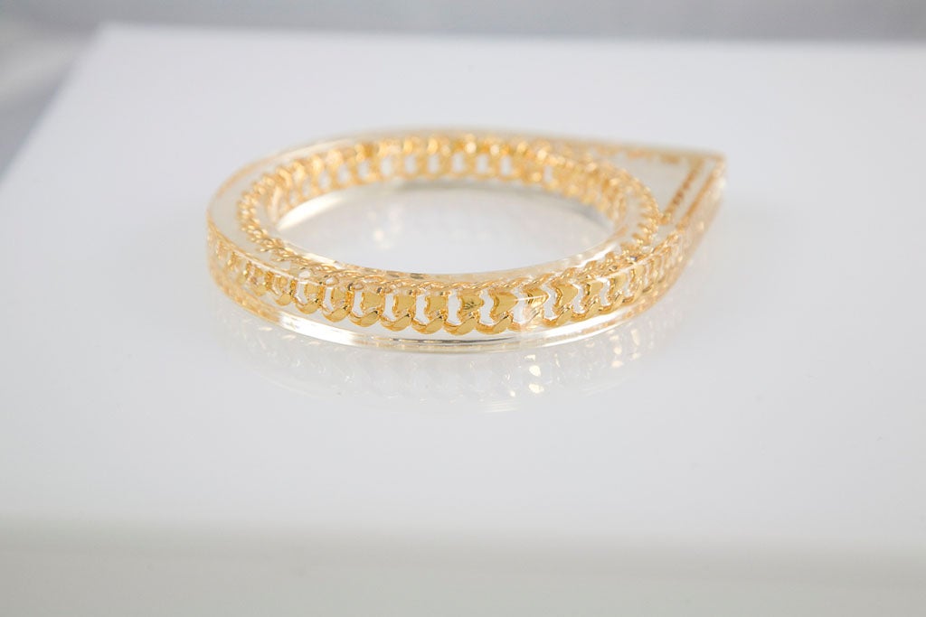 Women's Lucite Bracelet by Chanel