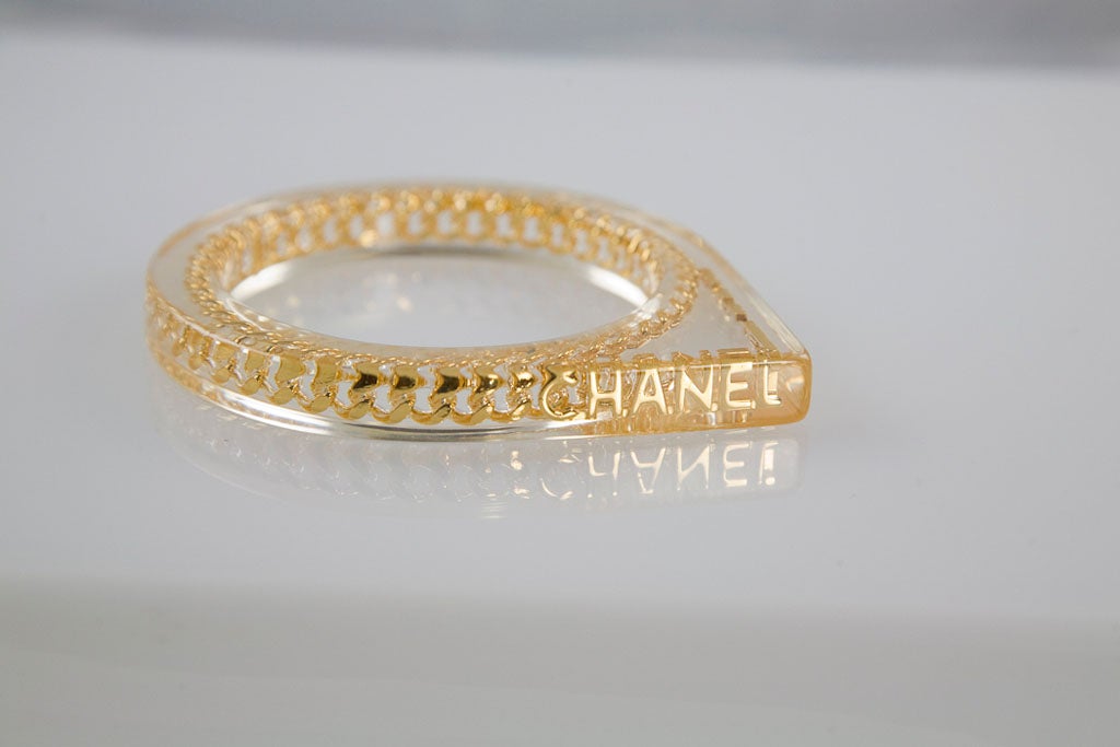 Lucite Bracelet by Chanel 3