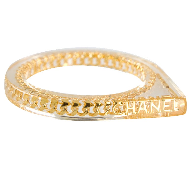 Lucite Bracelet by Chanel