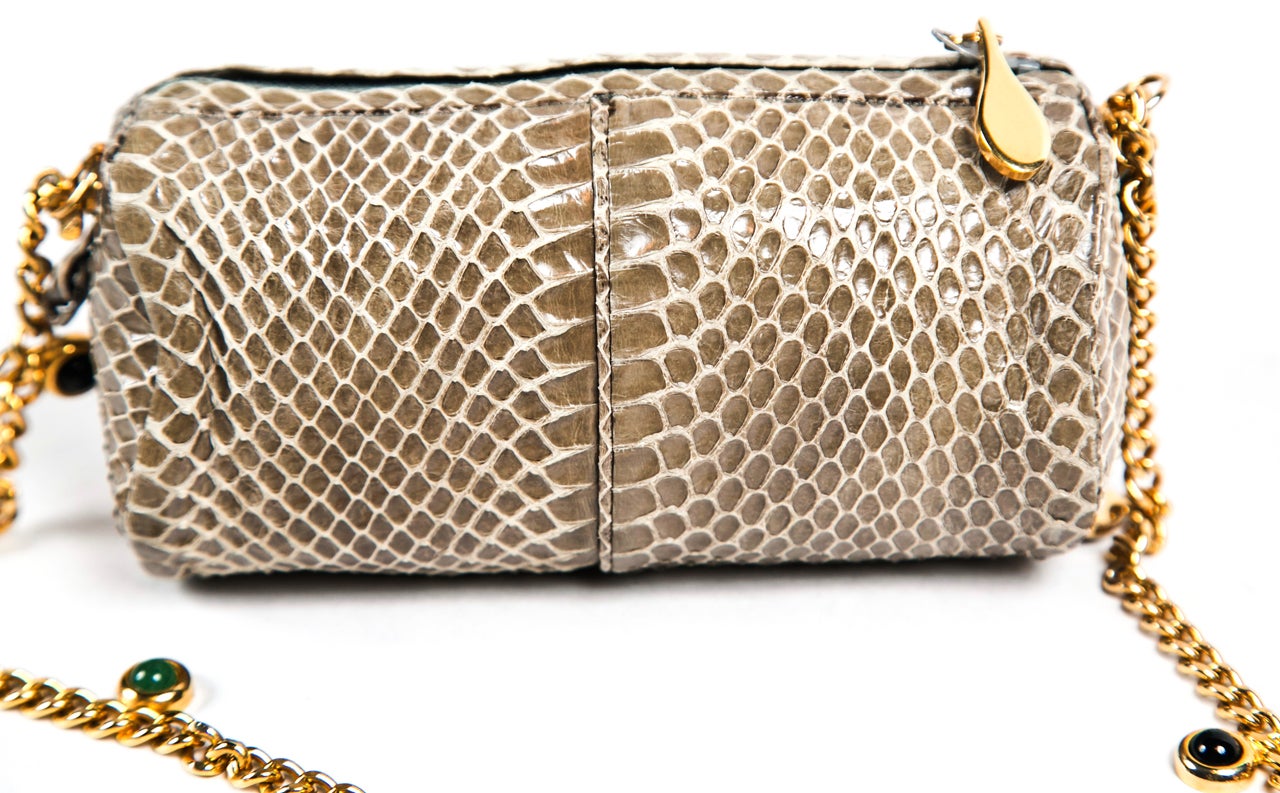 Judith Leiber Skin Crossbody with Jeweled Chain by Funky Finders 4
