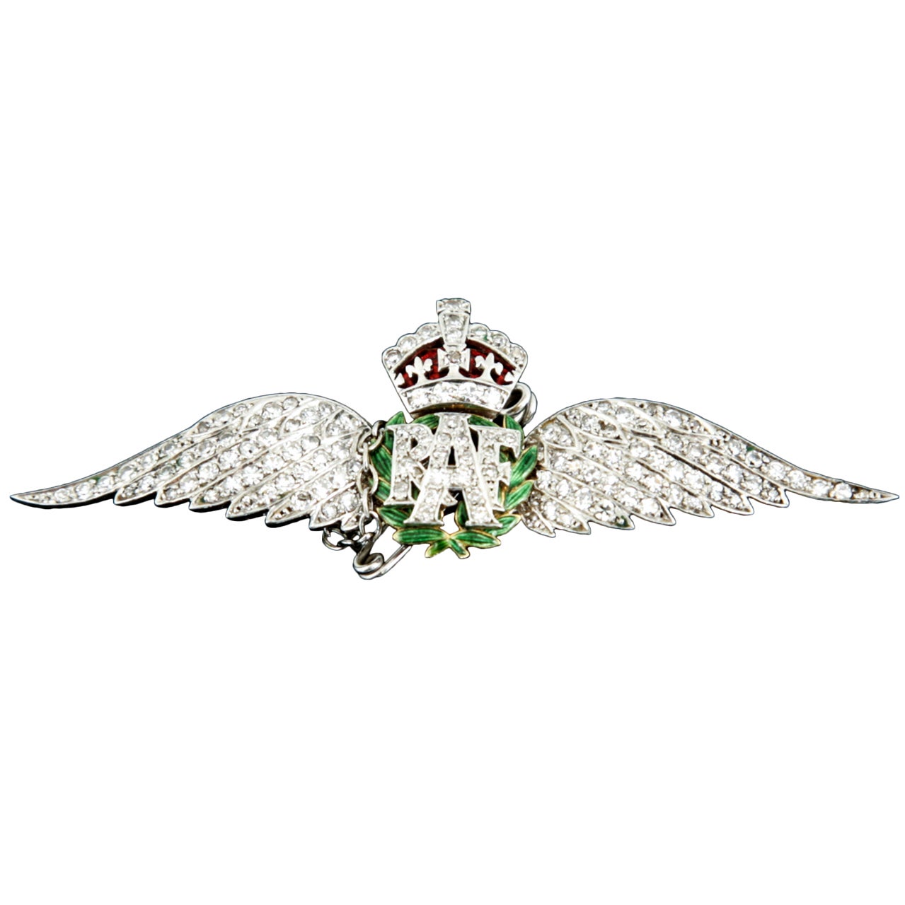 Cartier 1937 Royal Air Force Wings Diamond Pin