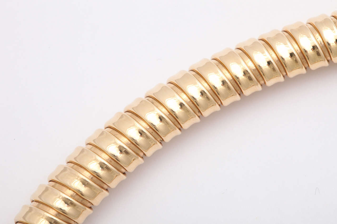 Modernist Dramatic Expandable Rigid Torque Necklace For Sale
