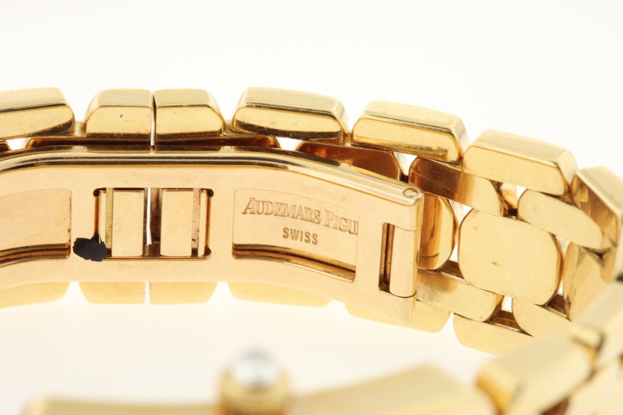 Women's Audemars Piguet Lady's Yellow Gold and Diamond Promesse Bracelet Watch