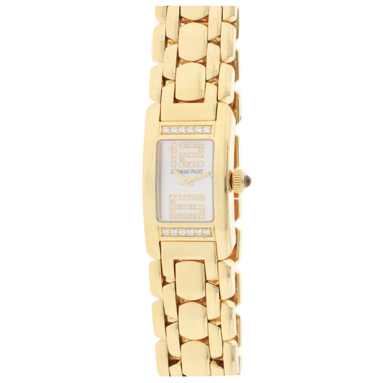 Audemars Piguet Lady's Yellow Gold and Diamond Promesse Bracelet Watch