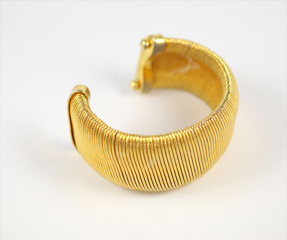 Goldtone Cuff Bracelet 1