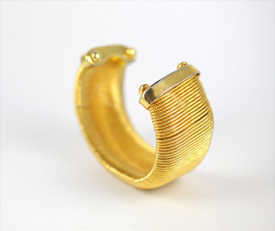 Goldtone Cuff Bracelet 3