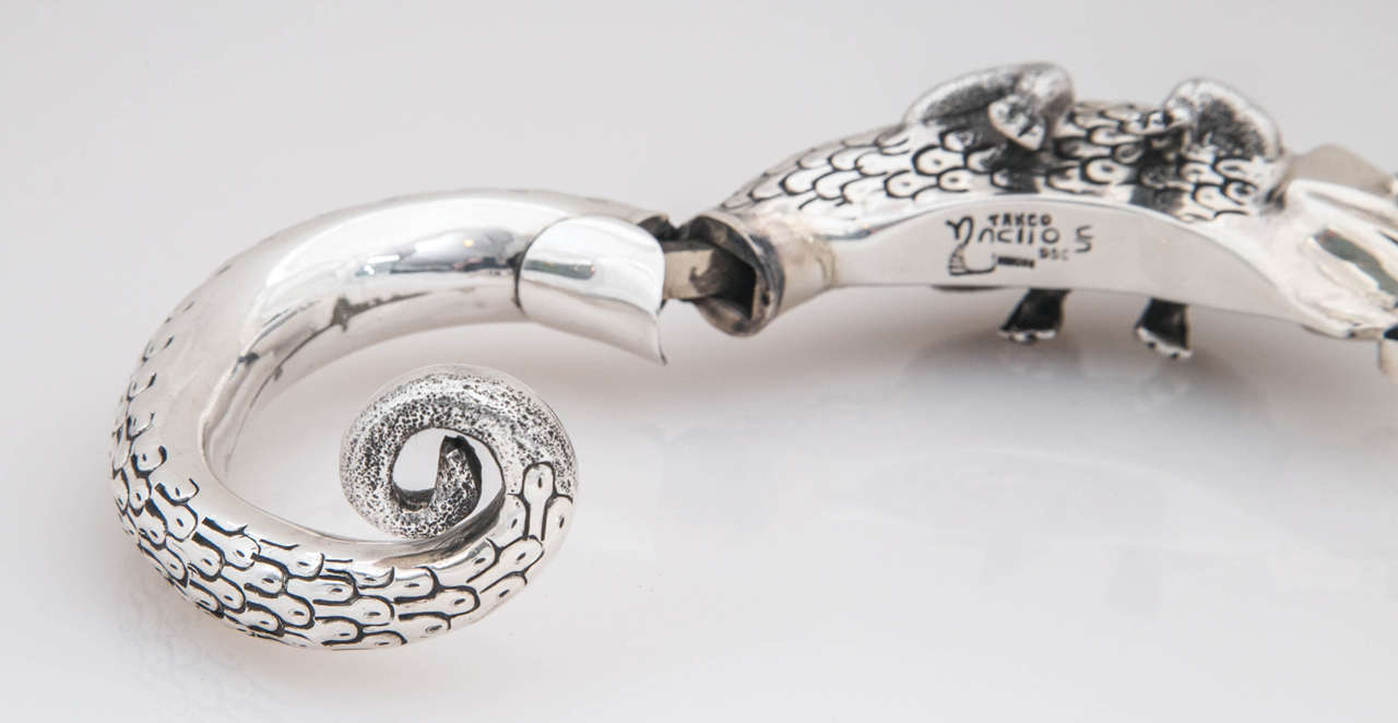 Sterling Silver Reptile by Ignacia Gomez 5