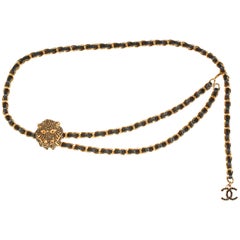 Chanel Leather & Chain Lion Belt or Necklace