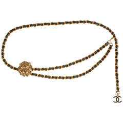 Chanel Leather & Chain Lion Belt or Necklace 1