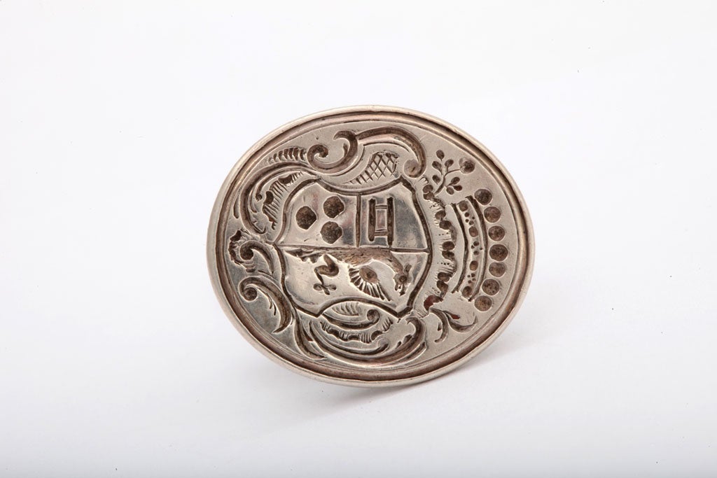 Sterling Silver Watch Fob For Sale at 1stdibs