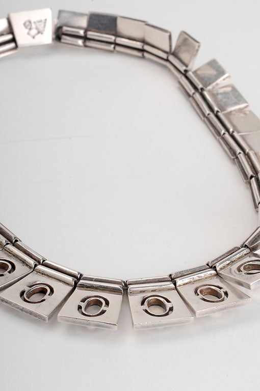 Collana e bracciale in argento e pietra di luna di Antonio Pineda in vendita 2