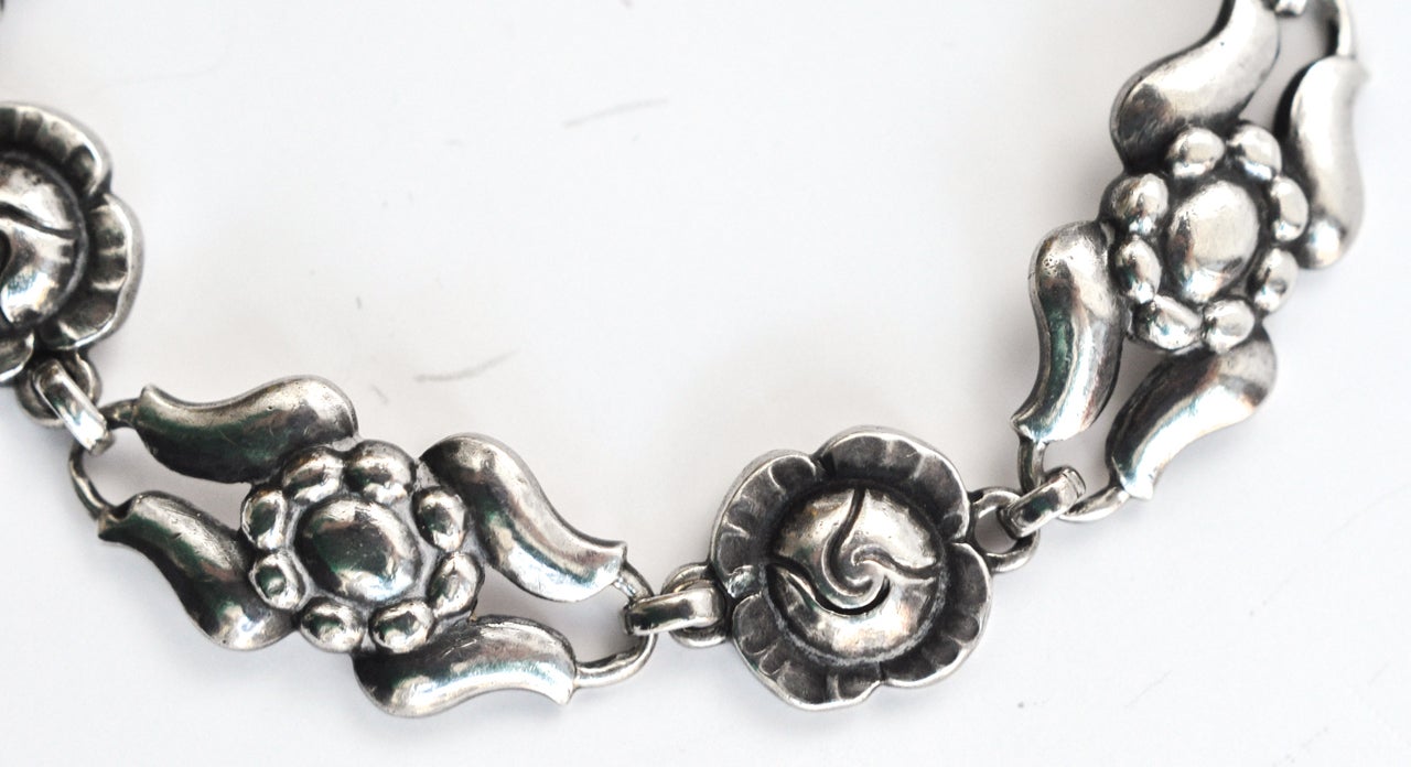 Women's Georg Jensen Art Deco Sterling Silver Bracelet