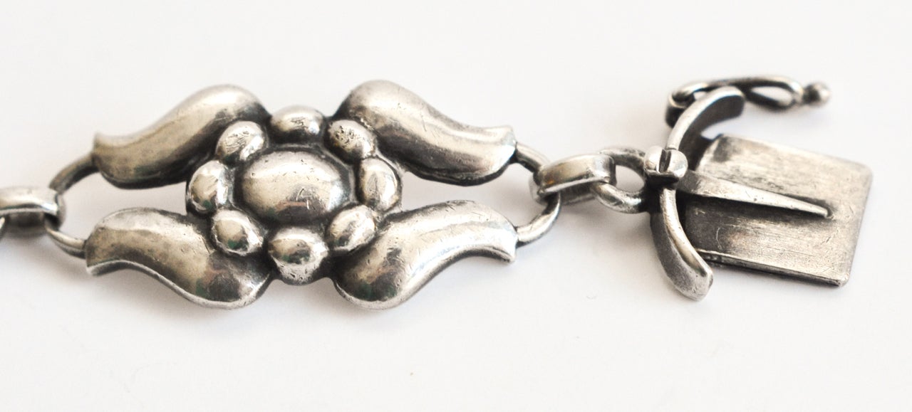 Georg Jensen Art Deco Sterling Silver Bracelet 3
