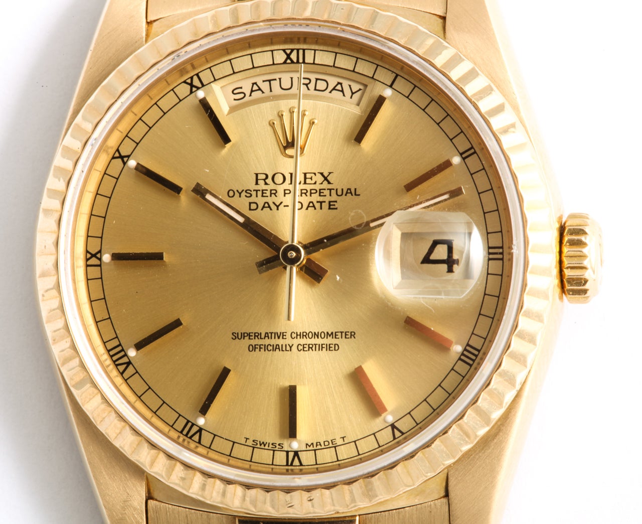 rolex president day date gold