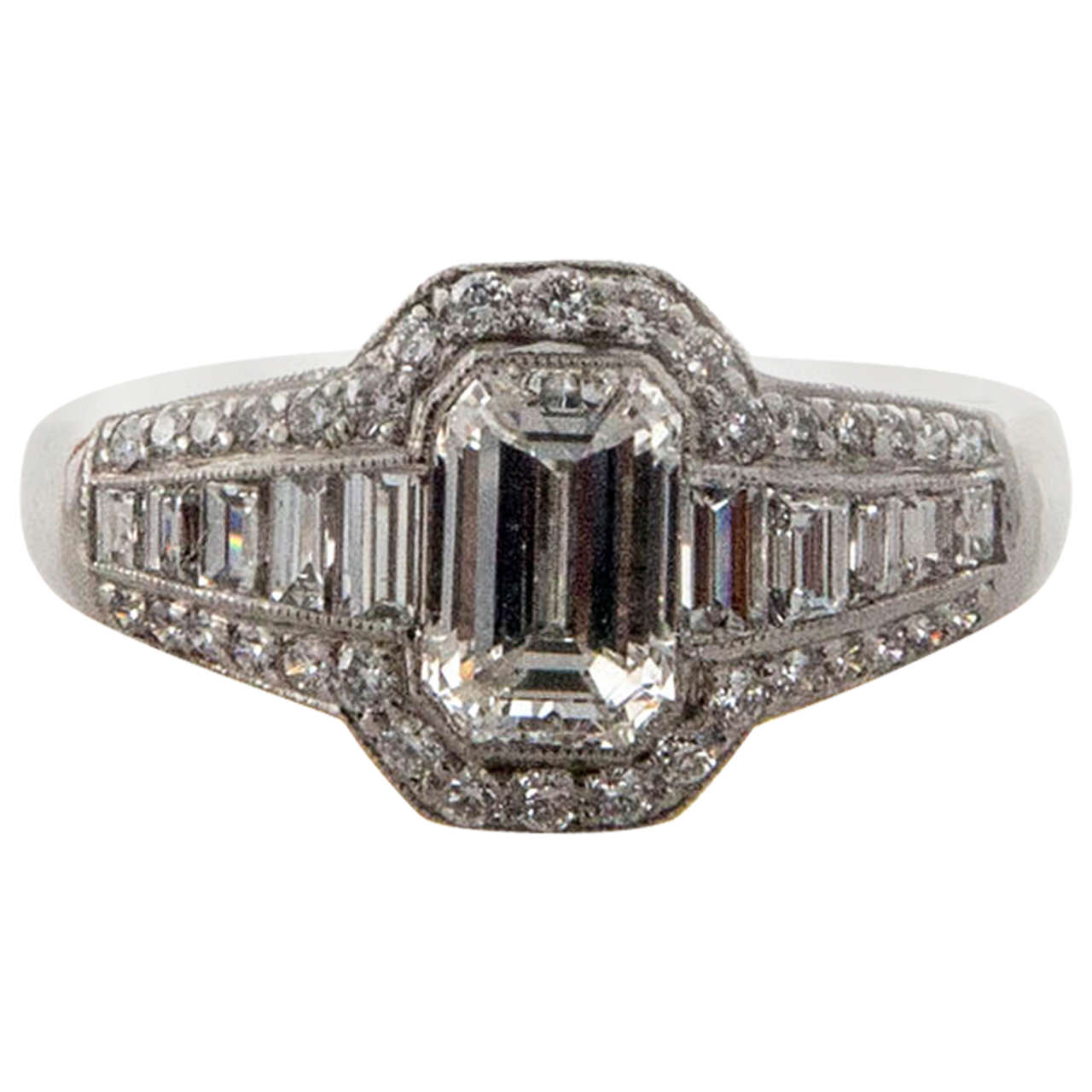 Sophia D Diamond Platinum Ring at 1stDibs  sophia d jewelry, sophia d 